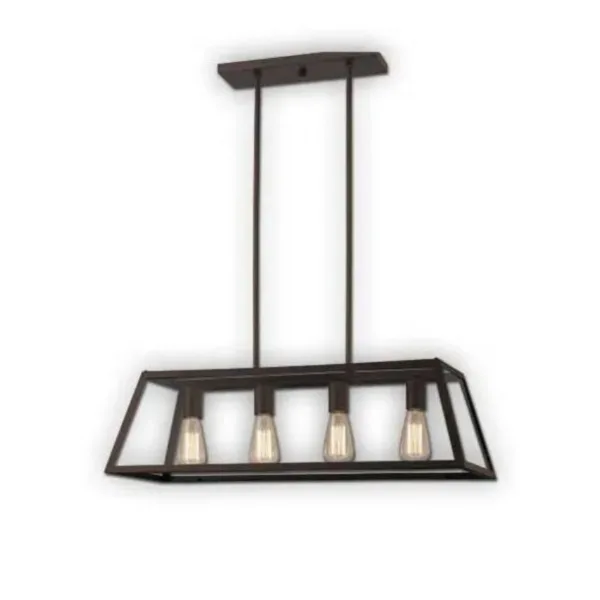 SUSPENDU LINÉAIRE 4-L BRONZE- FLYNN ICH480A04-ORB