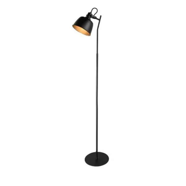 LAMPE DE PLANCHER NOIR ET LAITON- DEMESA CN8532-BKGD