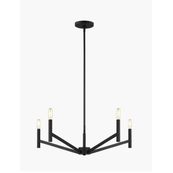 CHANDELIER 5-L NOIR- VECTOR 3124305EN-112