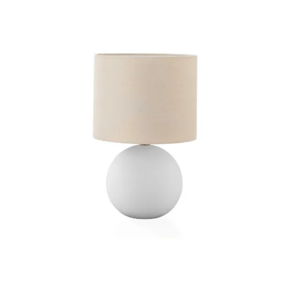 LAMPE DE TABLE CREME CERAMIQUE / BEIGE- I 9632