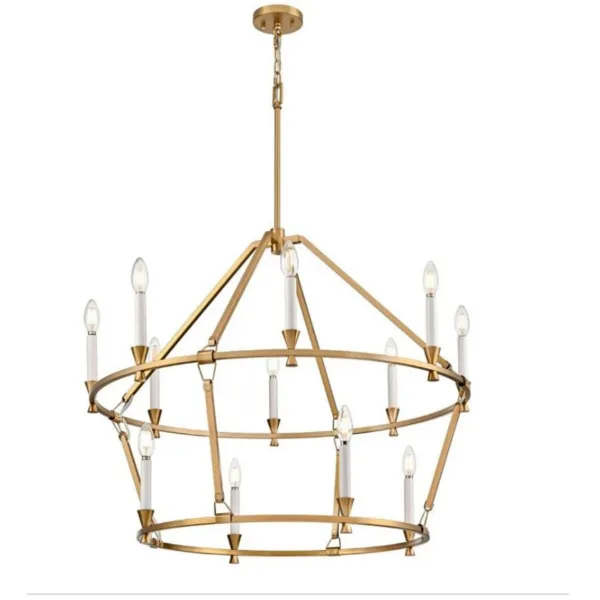 CHANDELIER 12-L LAITON- CARISBROOKE DVP37149BR
