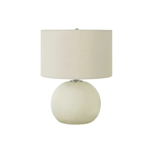LAMPE DE TABLE CREME CERAMIQUE / IVOIRE- I 9630