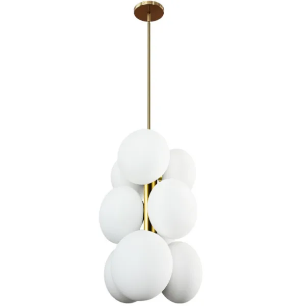 SUSPENDU 9-L LAITON- BURLAT BUR-139P-AGB-WH