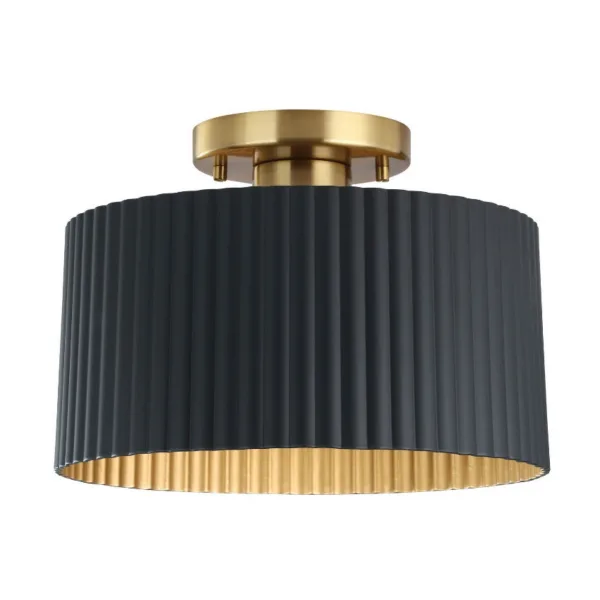 BLACK AND GOLD CEILING MOUNT- LEILANI 206962A