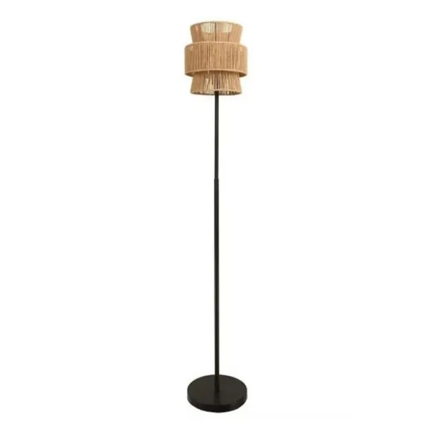 LAMPE DE PLANCHER JUTE NATURELLE- ROTA CN0076-BKNT