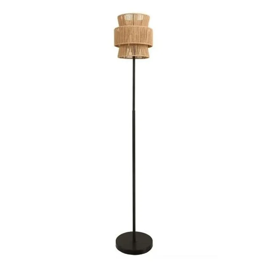 LAMPE DE PLANCHER JUTE NATURELLE- ROTA CN0076-BKNT