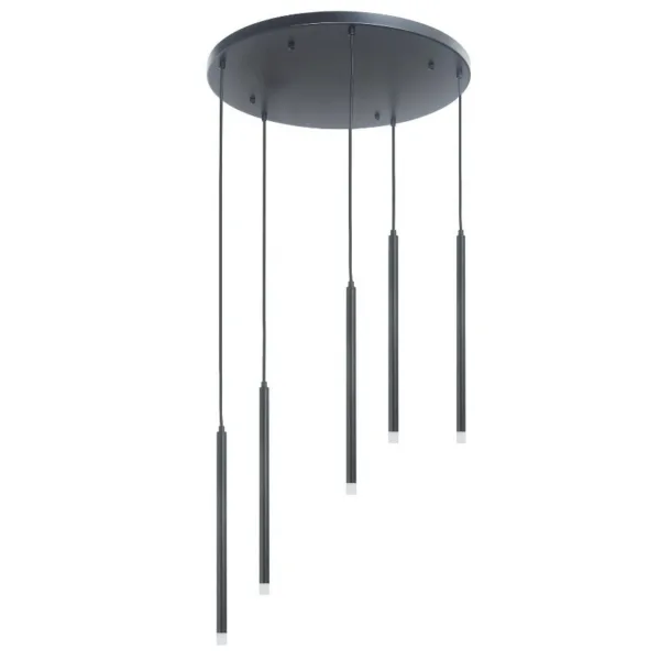 SUSPENDU 5-L DEL MULTI NOIR- SANYA SNY-1815LEDP-MB