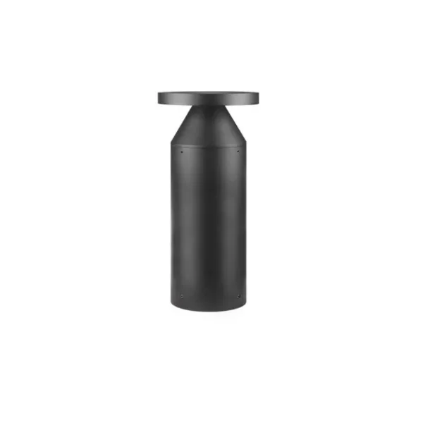 BLACK LED OUTDOOR BOLLARD- CREMINI E21718MB
