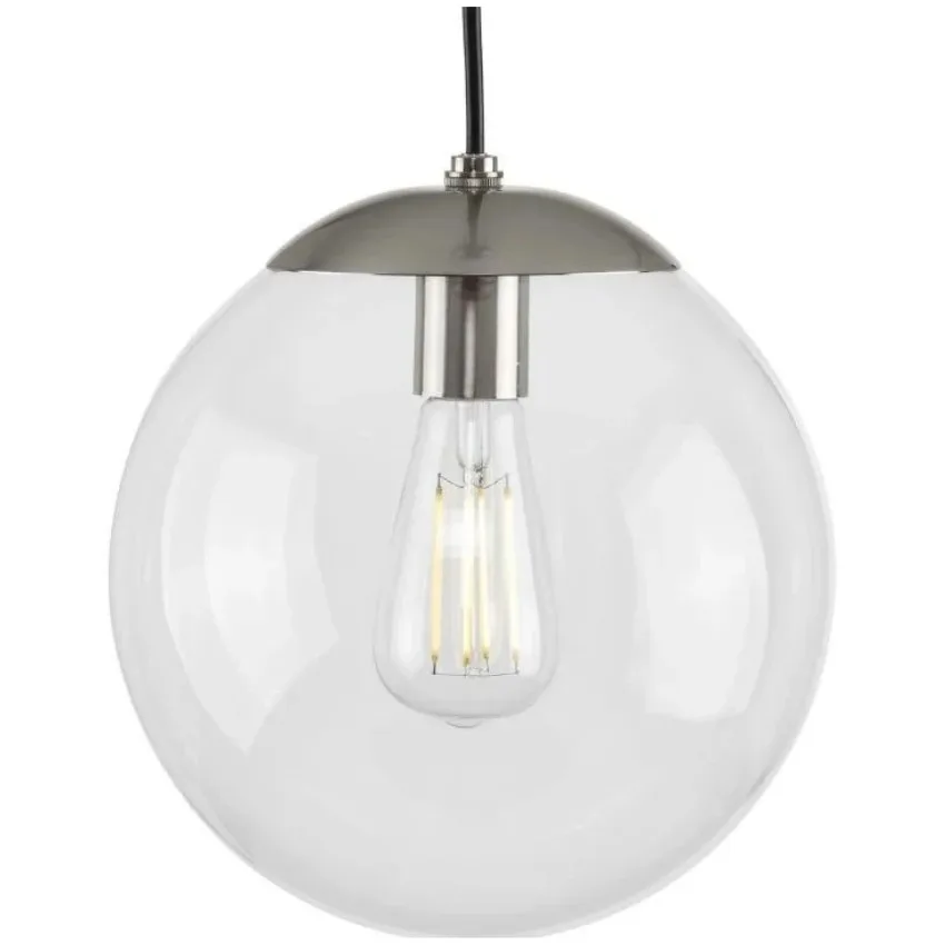 BRUSHED NICKEL SINGLE PENDANT- ATWELL P500310-109